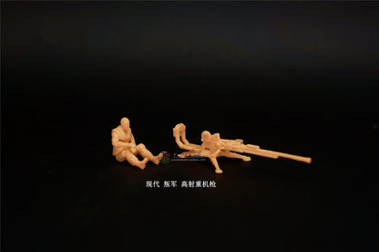 1/72 1/64 1/87 WWII Soviet Tanker 2-Persons Unpainted Model Ornament Toys