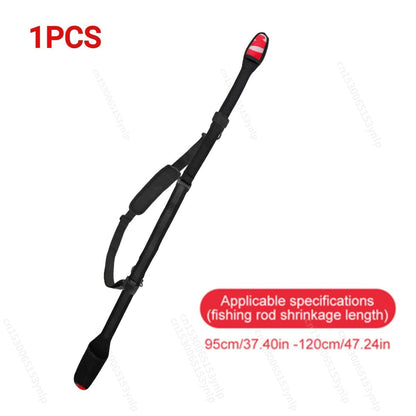 Fishing Rod Storage Bag Adjustable Fishing Rod Shoulder Belt Portable Fishing