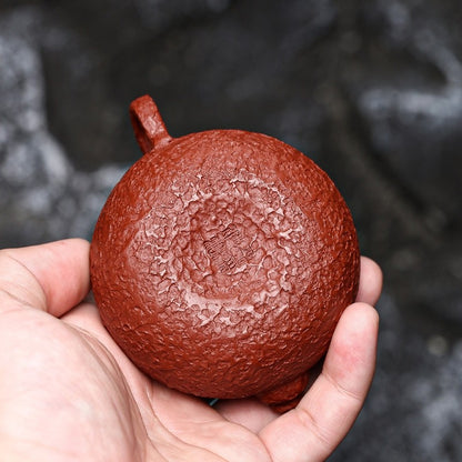 Original Dahongpao Clay Teapot Handmade Yixing Zisha "Clown" Style Kungfu Teapot