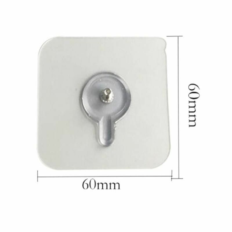 Punch-Free 10pcs Non-Marking Screw Sticker Wall Picture Hook Invisible Traceless