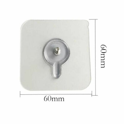 Punch-Free 10pcs Non-Marking Screw Sticker Wall Picture Hook Invisible Traceless