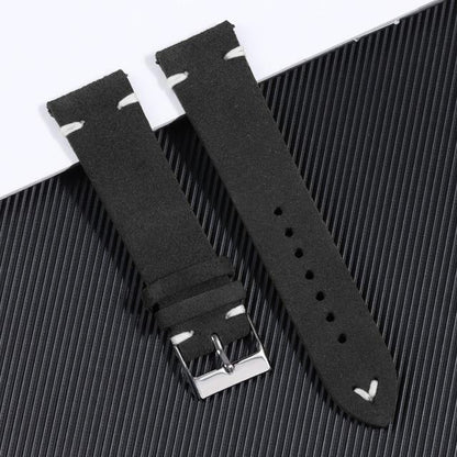 Suede Leather Watch Strap 18mm 20mm 22mm Premium Replacement Band for Watches