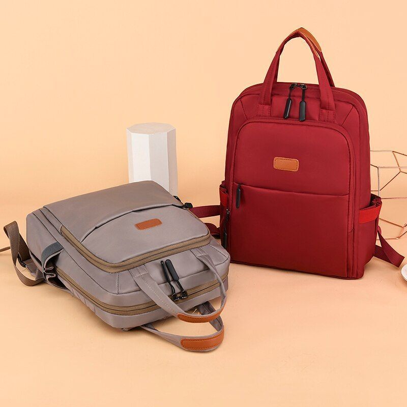 Waterproof 14'' Laptop Backpack Large Travel Bag School Rucksacks Bags Polyester