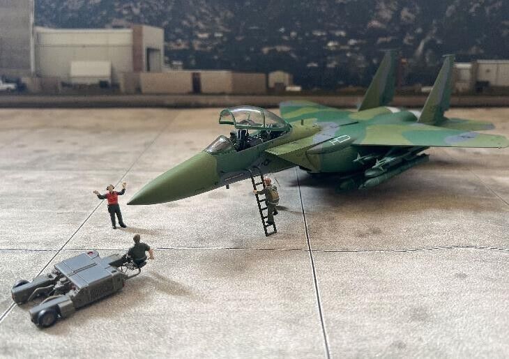 1:72 JC Wings McDonell Douglas F-15B, USAF 1980 Fighter Diecast Aircraft Model