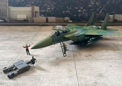 1:72 JC Wings McDonell Douglas F-15B, USAF 1980 Fighter Diecast Aircraft Model