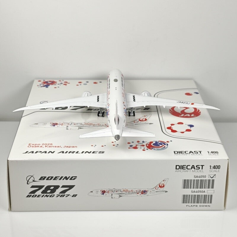 1:400 JC Wings Japan Airlines Boeing 787-8 Airplane Diecast Aircraft Plane Model