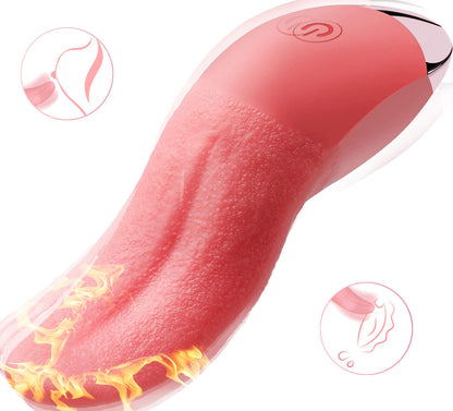 Clitoral Vibrators Tongue Licking G Spot Vaginal Stimulator Rose Toys for Women
