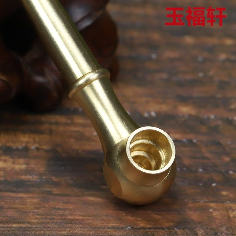 Brass Filter Tobacco Pipe | 3 Removable Bowls Mini Portable Smoking Pipe