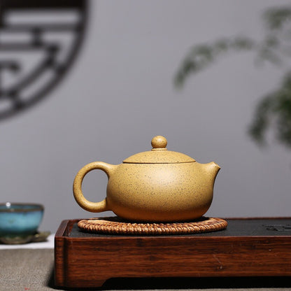 Real Yixing Zisha Tea Pot Duan Clay Xishi Pot Marked 9 Infuser Holes China Pots