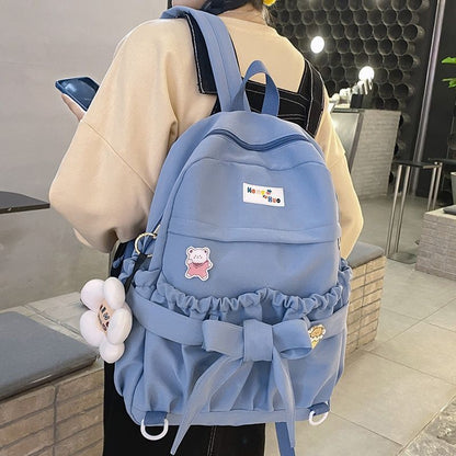 Fashion Waterproof School Bag Cotton Backpack Traveling Laptop Bags 31*13*42 CM