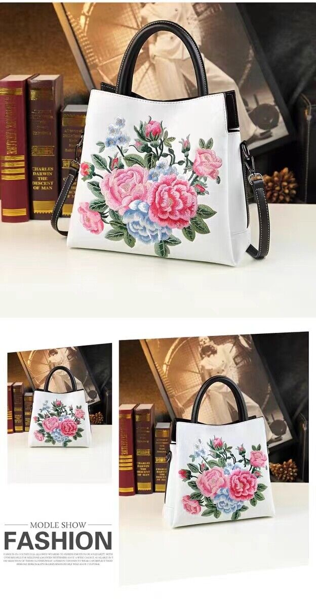 Brighton Fashionista Diva Glam Girls Slim Expandable Leather Shoulder Tote Bag
