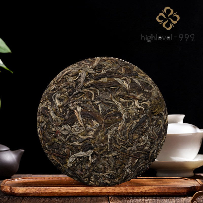 100g Raw Pu'er Menghai Ancient Tree Compressed Round Tea Cake Yunnan