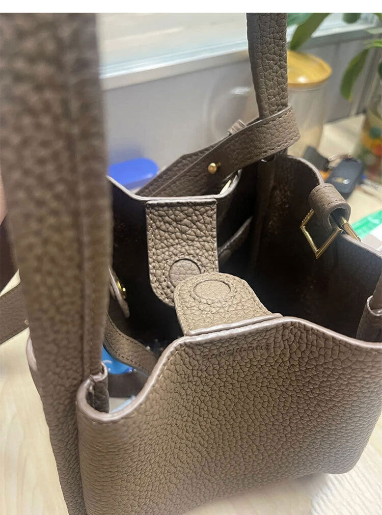 NEW Songmont medium Fashion Series Vegetable Basket Handbag Bucket Bag2023New