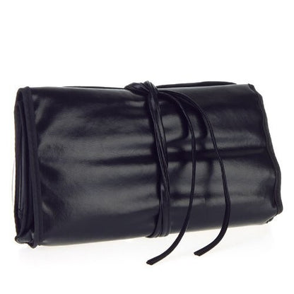 32-Piece Black Cosmetic Makeup Brush Set with Black Bag