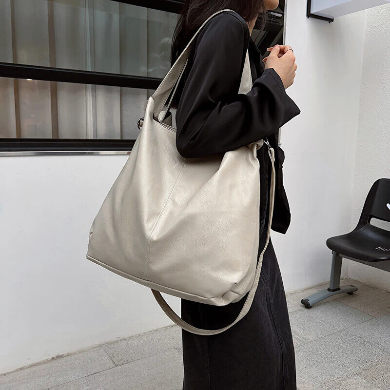 Tote Bag Women Tend Female Simple Large Retro Shoulder Side Bag Handbags