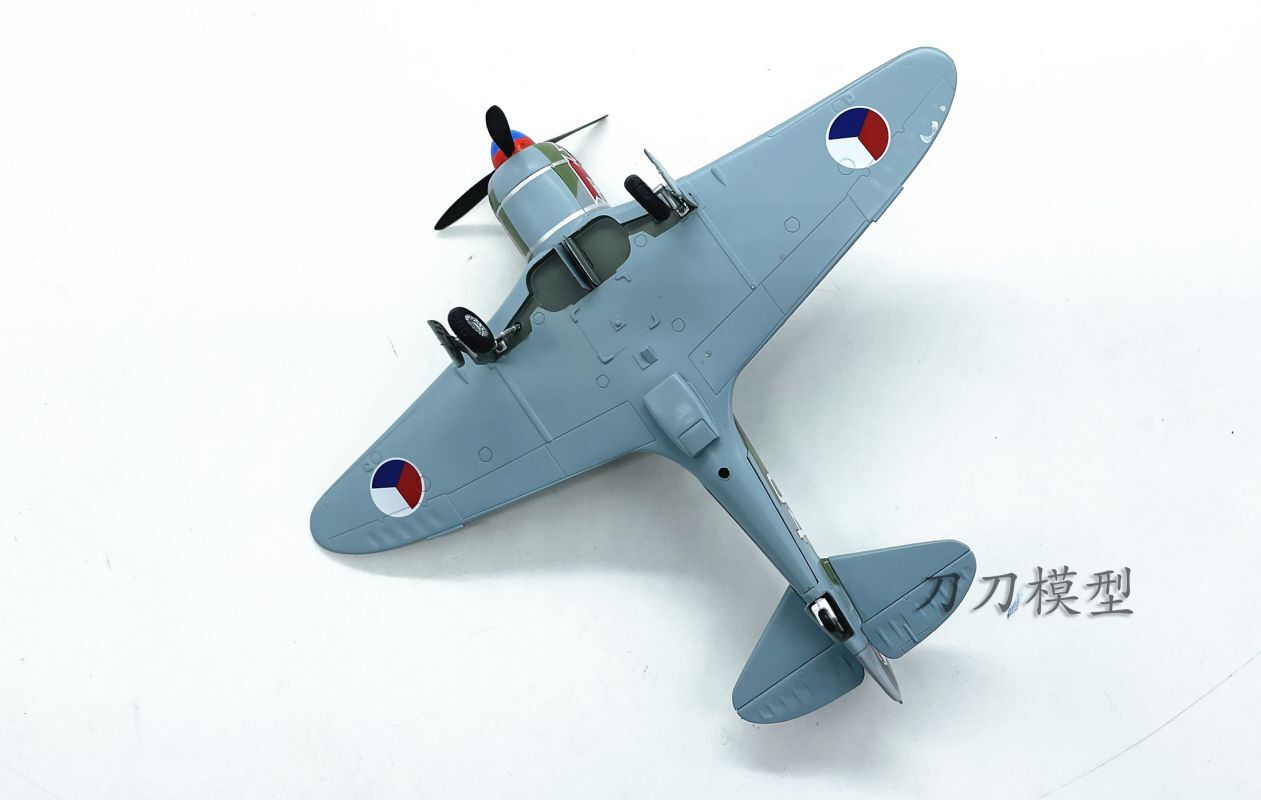 1/72 Lavochkin La-7 Chech Army Fighter 64# Model Plane WW2 Military Collectible