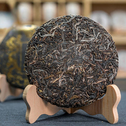 Yunnan Mansong Organic Pu-erh Tea Raw Puerh Tea Cake Pu'er Shengcha 200g