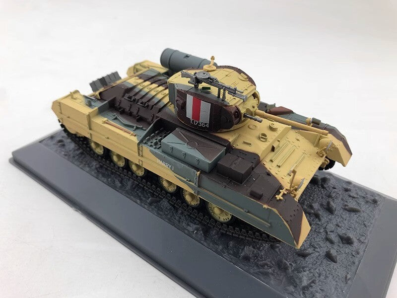 1/43 Infantry Main Battle Tank "valentine" Mk.II Alloy Tank Model Finished Toys