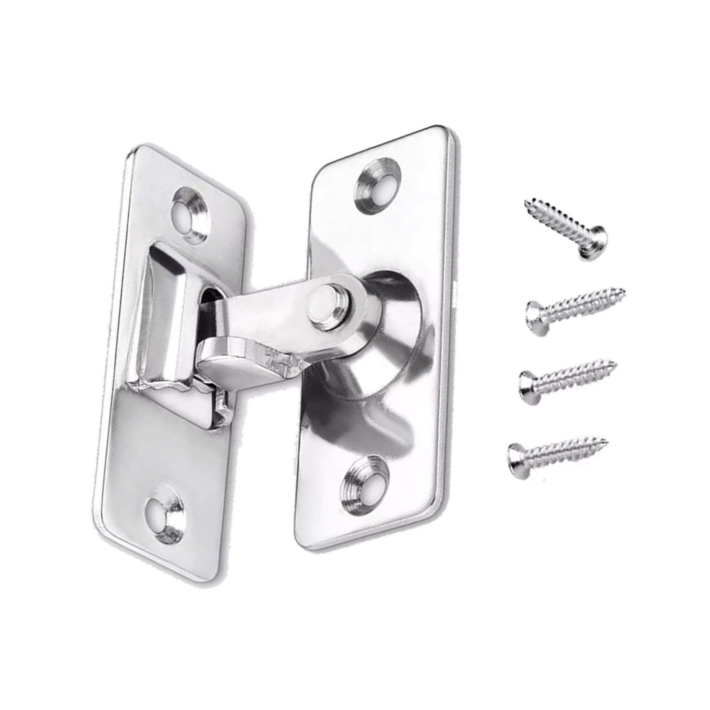Durable 90 Degree Stainless Steel Latch Safety Right Angle Sliding Door Lock