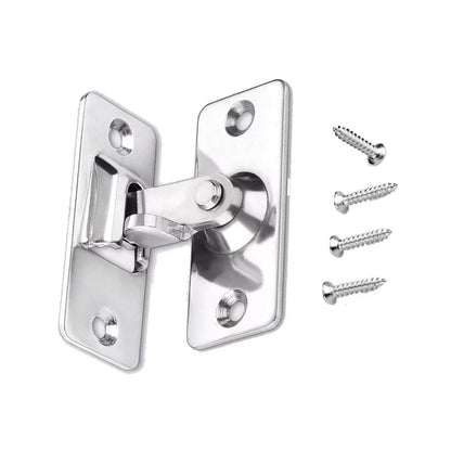 Durable 90 Degree Stainless Steel Latch Safety Right Angle Sliding Door Lock