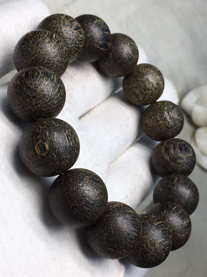 16mm Chinese Natural Eaglewood Handmade Exquisite Bracelets 31327