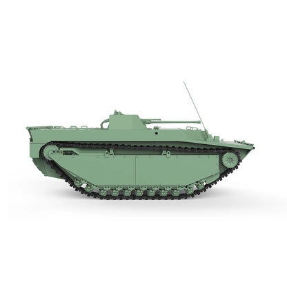 SSMODEL SS72670 1/72 25mm Military Model Kit France LVT-4 Bofors Light Tank