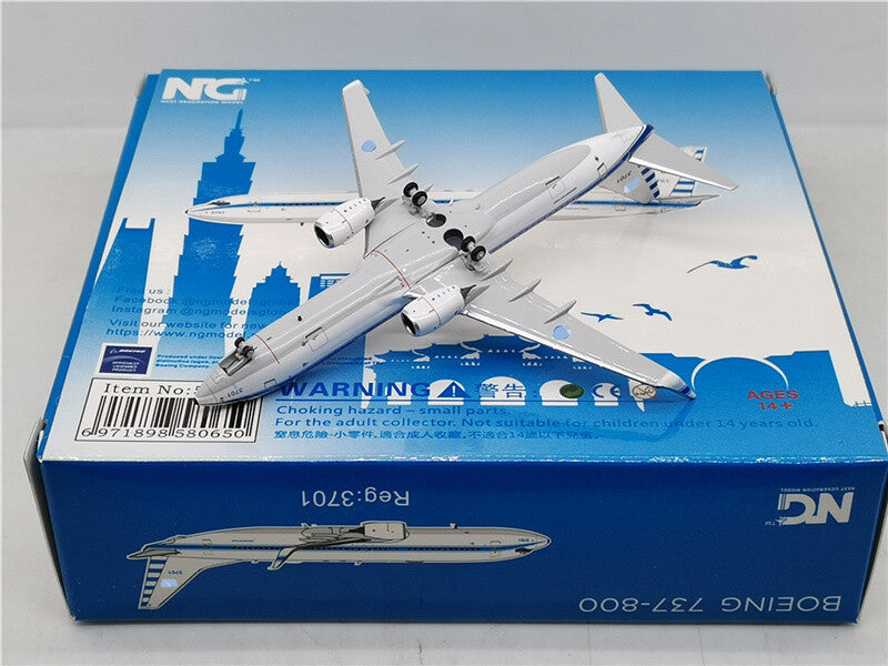 NG MODEL Taiwan AIR ROCAF President FOR BOEING B737-800 3701 1/400 DIECAST Plane