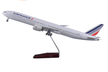 1:157 47CM AIR FRANC BOEING 777-300ER Airplane Landing Gear Resin Aircraft Model