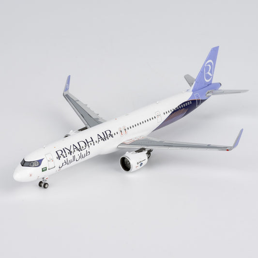 1:400 NGmodels Riyadh Air Airbus A321XLR Passenger Airplane Diecast Plane Model