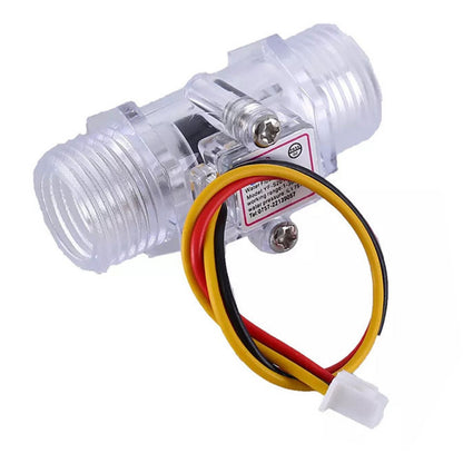 G1/2" Copper Water Flow Hall Sensor Switch Flow Meter Flowmeter Counter E