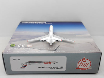 PandaModel TU-134A CSA Czech Airlines OK-HFL 1:400 DIECAST Aircraft Pre-built