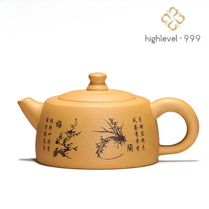200ml/280ml Yixing Purple Clay Tea Pot Ore Section Kettle Handmade Zisha Teapot