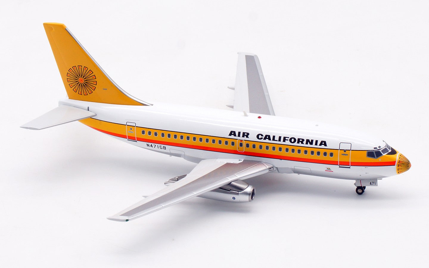 1:200 Inflight200 AIR CALIFORNIA Boeing 737-100 Passenger Airplane Diecast Model
