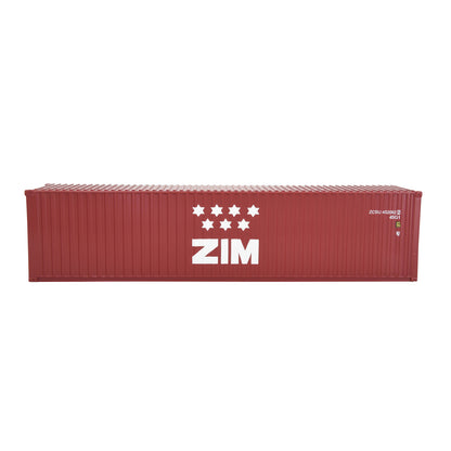 1:50 ZIM 40GP Metal Shipping Container Model Toy Home Office Decor Gift