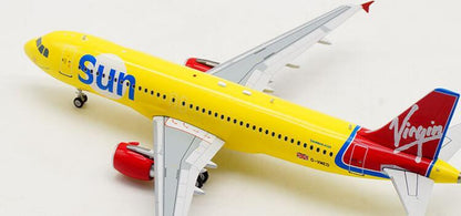 Aviation Virgin Air SUN Airbus A320 G-VMED 1/200 diecast plane model aircraft