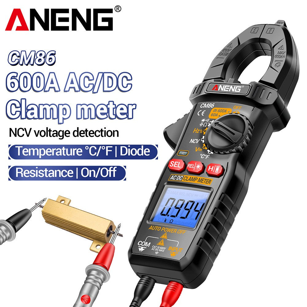 ANENG CM86 Digital Multimeter Tester AC DC Volt Ohm Amp Clamp Meter Auto Range