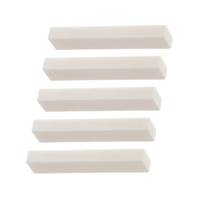 5Pcs Guitar Bone Nut Blank 2.04*0.39*0.23' Ukulele Luthier Saddle Bass Builder