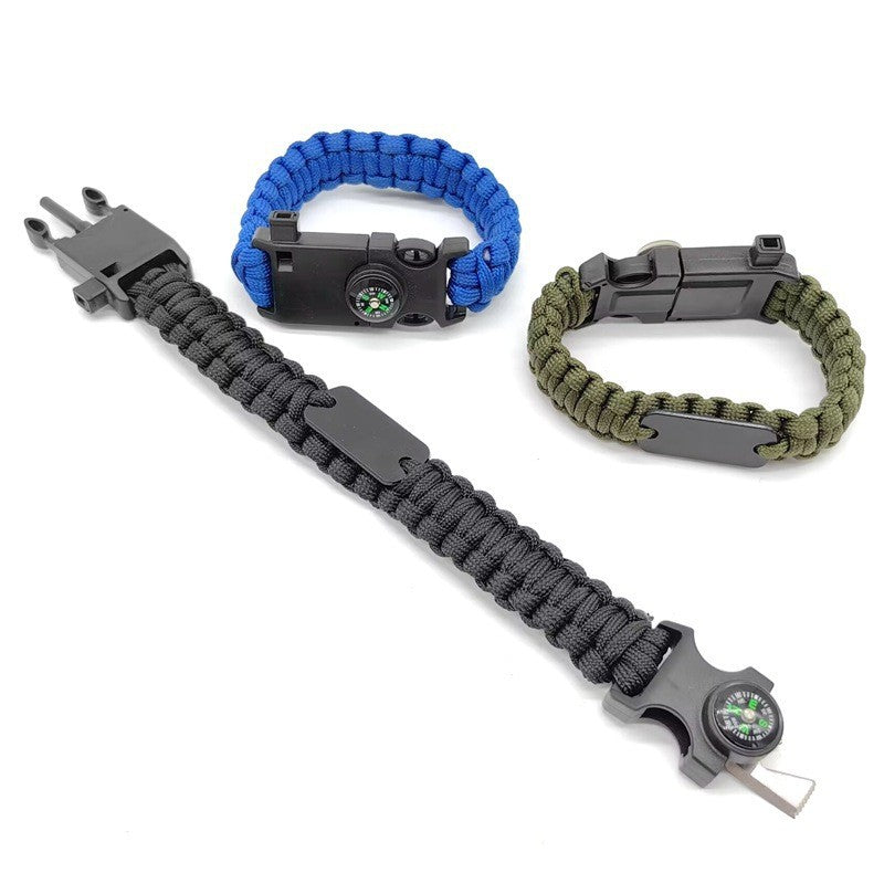 Outdoor multifunctional survival umbrella rope bracelet, survival knife bracelet