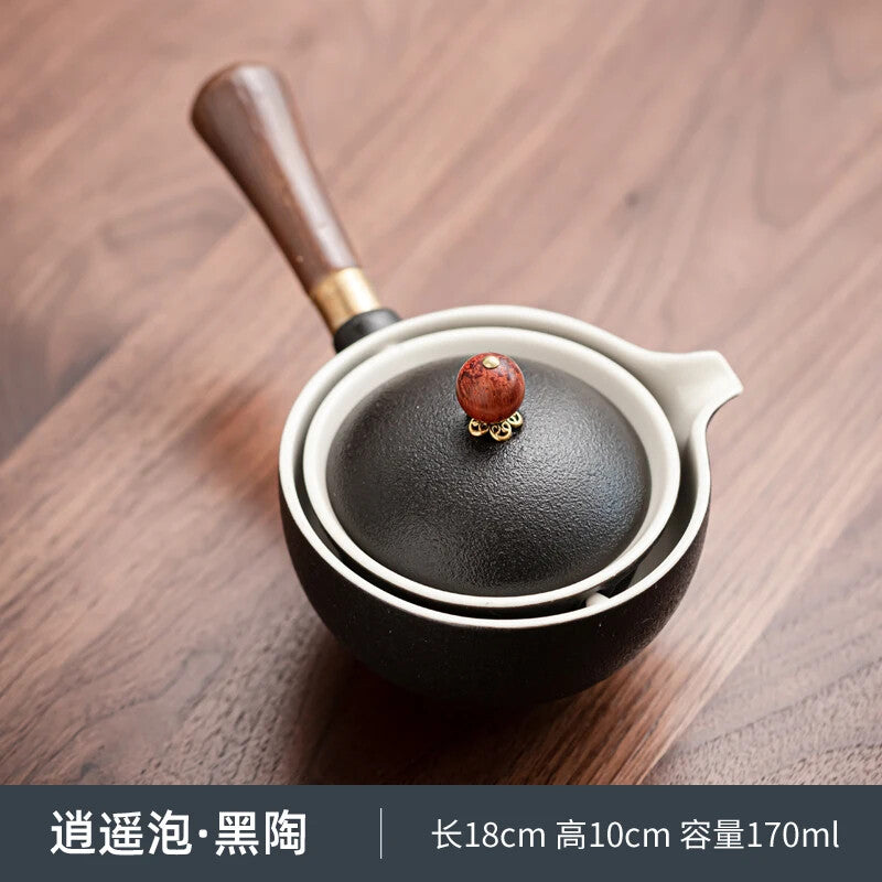 Swing Tea Artifact Lazy Kung Fu Tea Set Portable Xiaoyao Teapot Teaware Kitchen