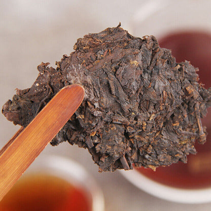 357g Top Chinese Pu-Erh Tea Yunnan Menghai Chen Yun Ripe Pu'er Tea Healthy Drink