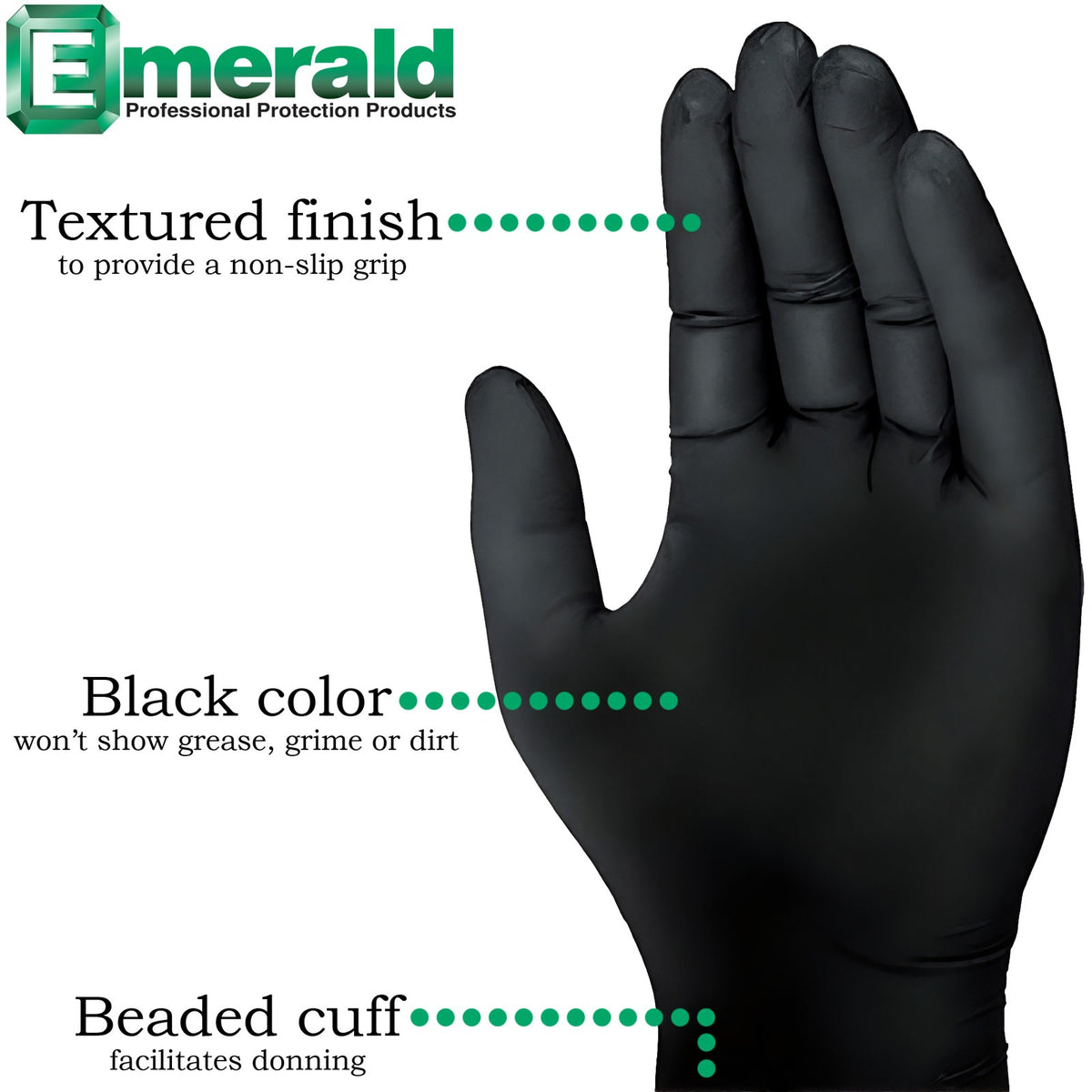 1,000 SIZE X-LARGE Powder-Free Nitrile Gloves, 3 Mil, Food Grade, Disposable