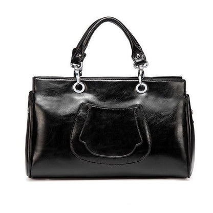Synthetic Leather Shoulder Bag Patchwork Embroidery Messenger Bag Handbags Totes