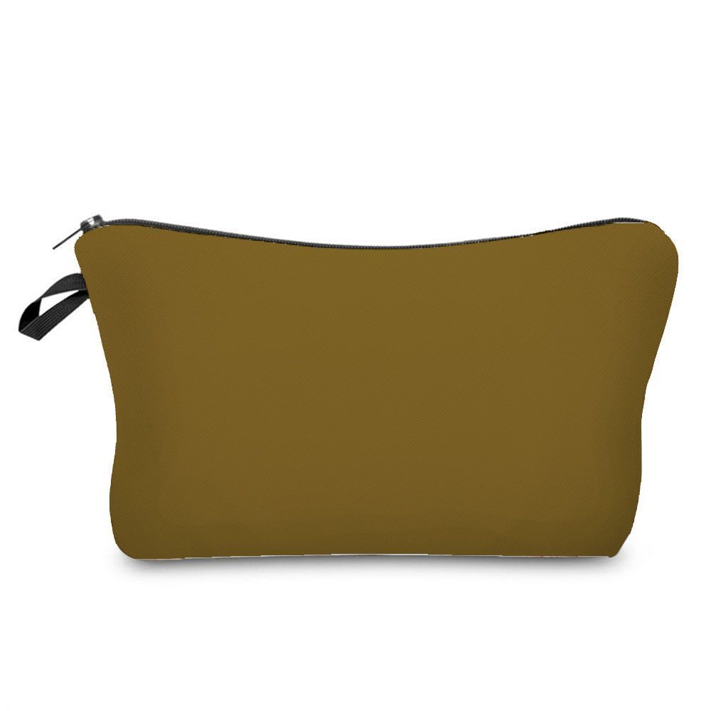 Heat Transfer Cosmetic Bags Toiletry Purse Waterproof Makeup Organizer Storage