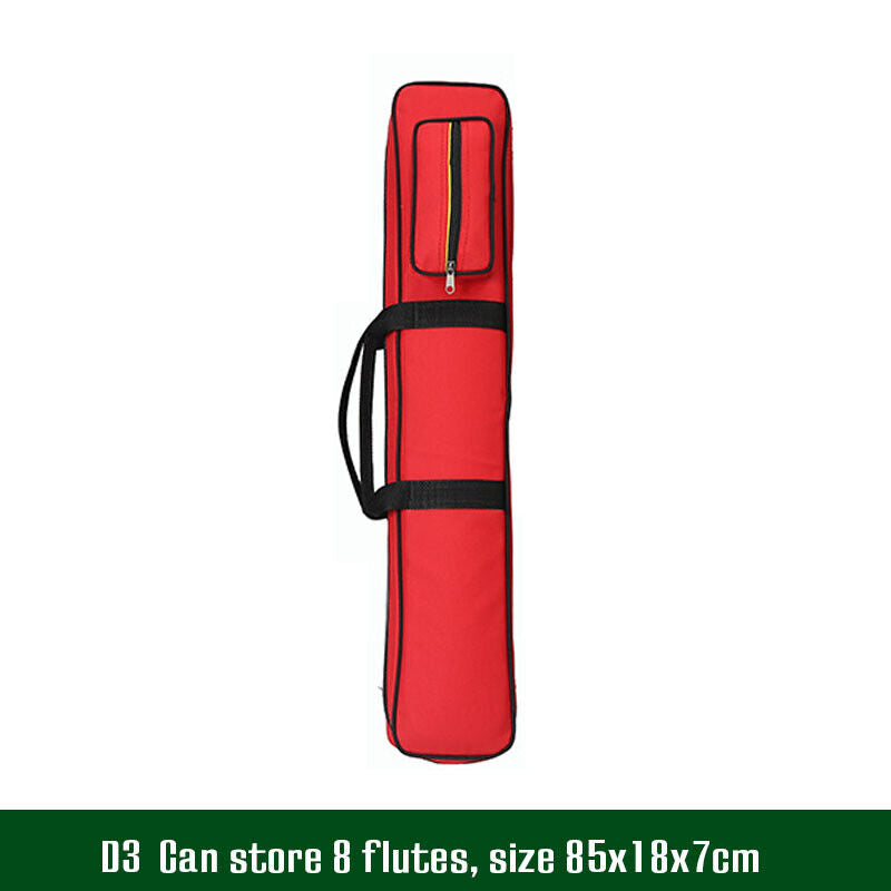 Portable Flute Bag Backpack Canvas Flute Storage Case Instrument Accessories