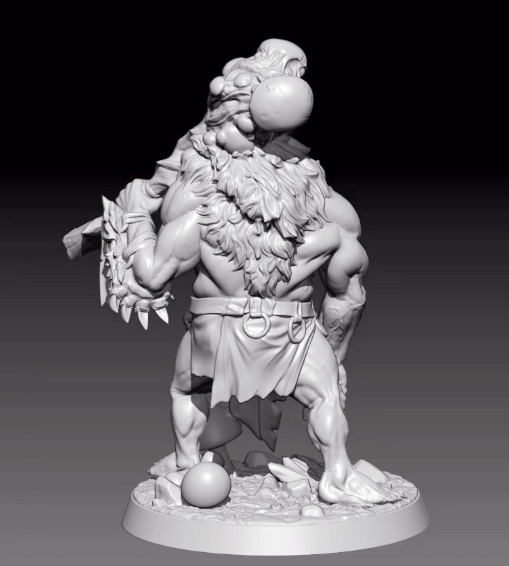 1/18 resin figures model Fantasy Orc Warrior Unassembled unpainted