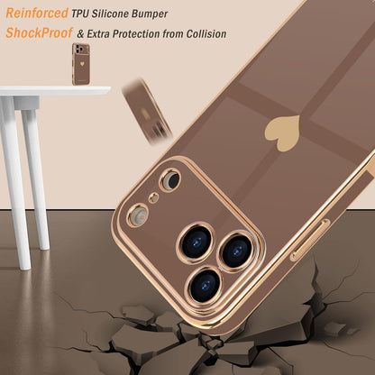 for Iphone 17 Pro Max Case with Screen Protector [2 Pack] Girl Women Cute Girly