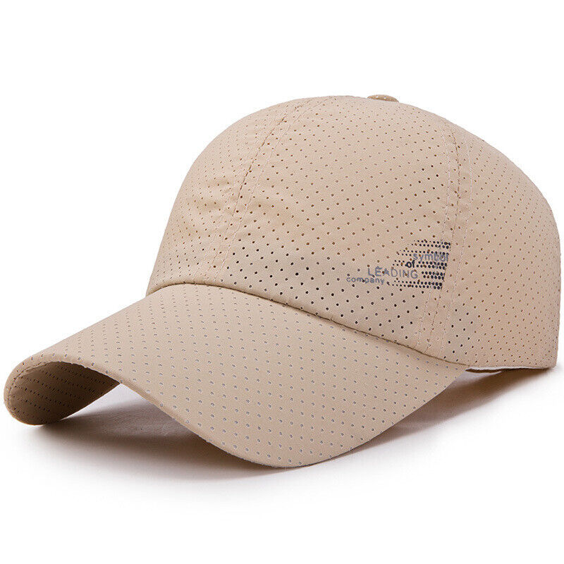 Unisex Quick Dry Baseball Cap Snapback Hat Breathable Sport Summer Outwear Hats
