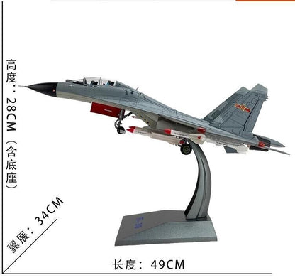 1:48 49CM Su-30 Fighter Plane Airplane Diecast Military Aircraft Model
