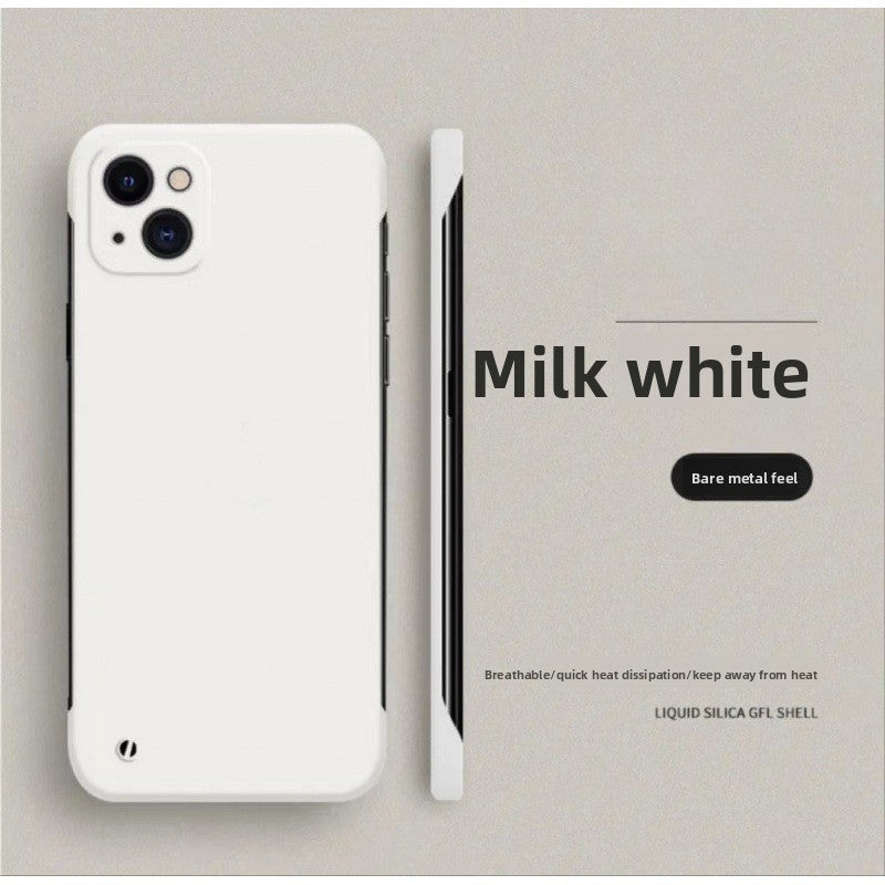 Suitable for Apple 17/16/15 half pack borderless phone case anti wear