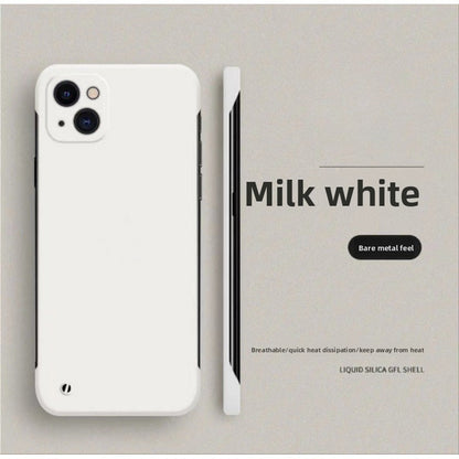 Suitable for Apple 17/16/15 half pack borderless phone case anti wear